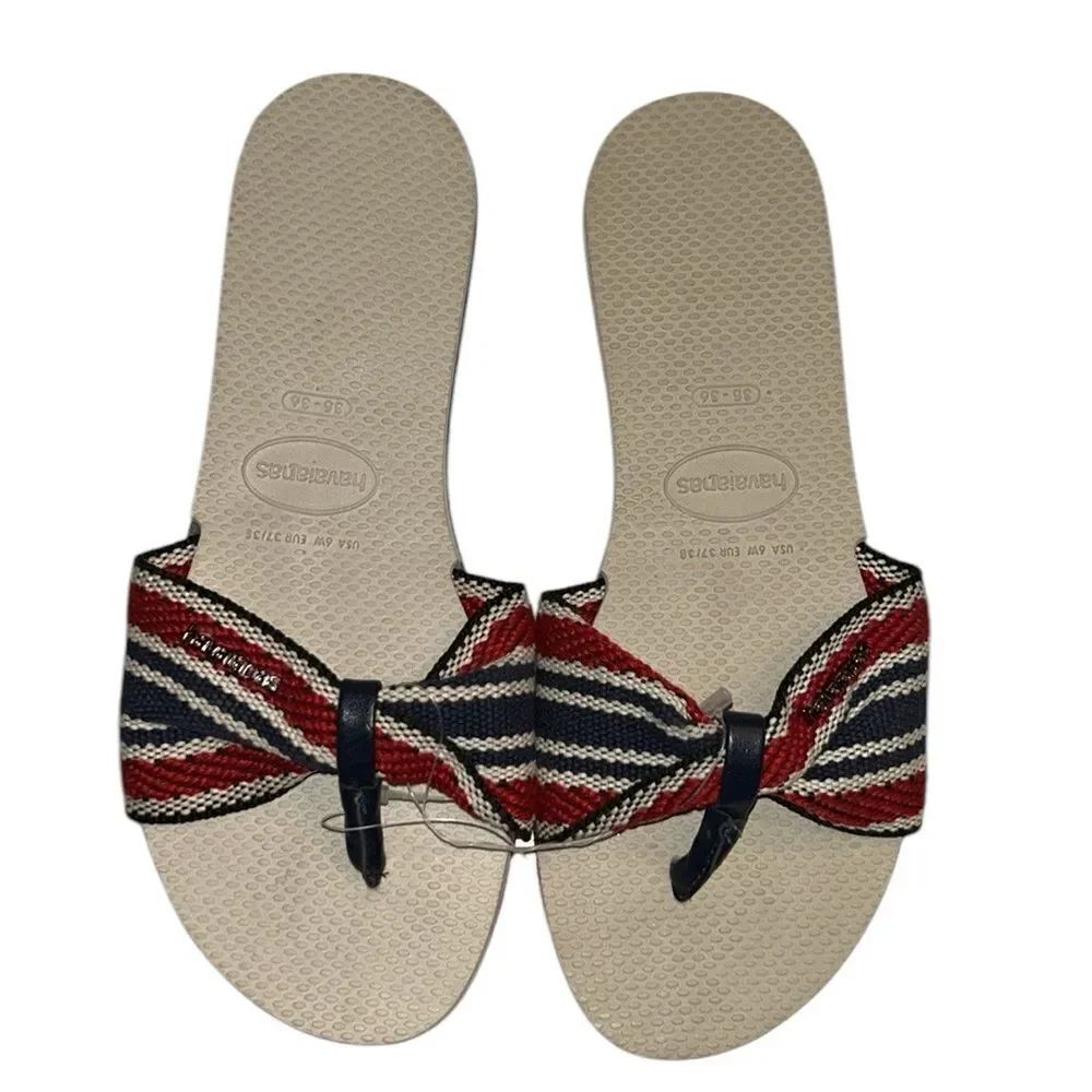 Havaianas Slip on Sandals(Size 6W)